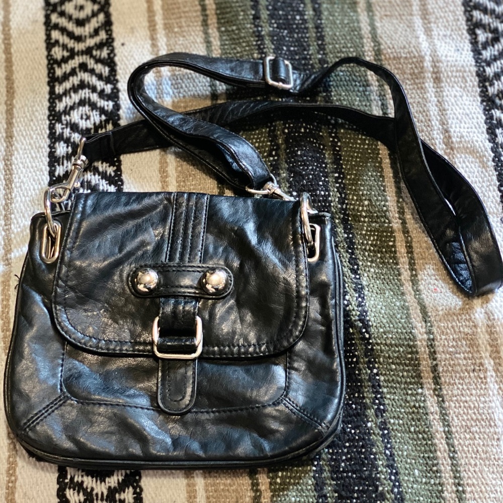 Black cross body bag